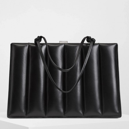 Phoebe Philo Drive Bag in Black Quilted Leather