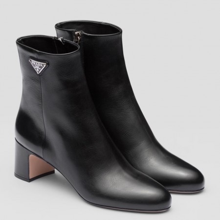 Prada Ankle Boots 55mm in Black Leather