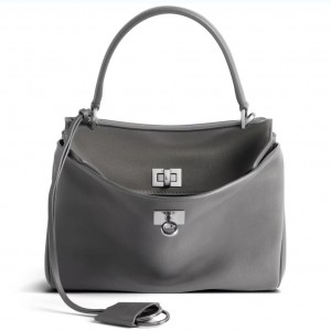 Balenciaga Rodeo Mini Bag in Grey Calfskin