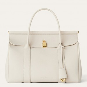 Loro Piana Loom L32 Bag in Light Travertine Grained Leather
