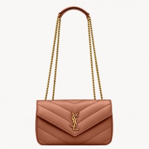 Saint Laurent LouLou Small Bag in Hortensia Matelasse Lambskin