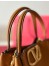 Valentino Alltime Medium Bag in Brown Grained Calfskin