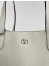 Valentino Nellcote Medium Shopping Bag in White Grained Calfskin