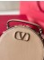 Valentino VLogo Signature Mini Bag in Beige Calfskin