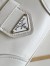 Prada Moon Bag in White Padded Nappa Leather