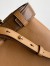 Prada Buckle Large Handbag with Belt in Caramel Calfskin 