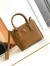 Prada Mini Galleria Bag in Brown Saffiano Leather