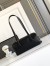 Prada Medium Top-handle Bag in Black Leather with Padlock