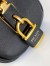Prada Medium Top-handle Bag in Black Leather with Padlock