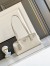 Prada Medium Top-handle Bag in White Leather with Padlock