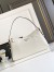 Prada Aimee Large Shoulder Bag in White Leather 