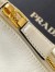 Prada Aimee Medium Shoulder Bag in White Leather 