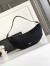Prada Demi-lune Large Shoulder Bag in Black Leather