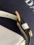 Prada Demi-lune Large Shoulder Bag in White Leather