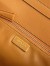 Prada Soft Sound Medium Shoulder Bag in Amber Calfskin