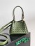 Bottega Veneta Parachute Small Bag in Matcha Intrecciato Lambskin