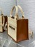 Dior Small Book Tote Bag with Strap in Beige Oblique Embroidered Raffia