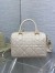 Dior Groove 25 Bag in Dusty Ivory Macrocannage Calfskin