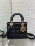 Dior Dioramour Small Lady Dior Bag in Black Cannage Lambskin