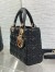 Dior Dioramour Small Lady Dior Bag in Black Cannage Lambskin