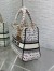 Dior Lady D-Lite Medium Bag in White and Red Je Vous Adore Motif