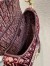 Dior Saddle Bag In Burgundy Dior Oblique Embroidered Velvet