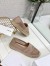 Dior Granville Espadrille In Nude Mesh Embroidery