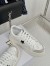 Dior Star Platform Sneakers in White Calfskin with Black Star 