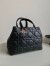 Dior Toujours Large Bag in Black Macrocannage Calfskin