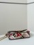 Fendi Baguette Mini Bag in Canvas with Multicolor FF Embroidery 