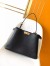 Fendi Peekaboo Soft Large Bag in Black Calfskin