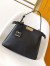 Fendi Peekaboo Soft Medium Bag in Black Calfskin