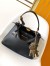 Fendi Peekaboo Soft Medium Bag in Black Calfskin