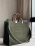 Fendi Sunshine Medium Shopper Bag In Green FF Fabric