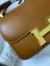 Hermes Constance 24 Handmade Bag In Gold Barenia Calfskin