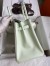Hermes Birkin 30 Retourne Handmade Bag In Vert Fizz Epsom Calfskin 