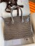 Hermes Birkin 30 Handmade Bag In Gris Tourterelle Crocodile Niloticus Shiny Skin