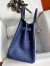 Hermes HSS Birkin 30 Bicolor Bag in Gris Agate and Blue Iris Ostrich Leather