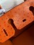 Hermes Birkin 30 Retourne Handmade Bag In Orange Ostrich Leather