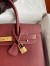 Hermes Birkin 30 Sellier Handmade Bag in Rouge H Epsom Calfskin