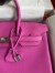 Hermes Birkin 35 Retourne Handmade Bag in Rose Magnolia Epsom Calfskin 