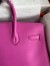 Hermes Birkin 35 Retourne Handmade Bag in Rose Magnolia Epsom Calfskin 