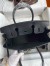 Hermes Birkin 35 Retourne Handmade Bag in Black Epsom Calfskin
