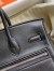 Hermes Birkin Rock 25 Handmade Bag in Black Volupto Leather