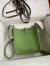 Hermes Evelyne Mini Handmade Bag in Vert Criquet Clemence Leather