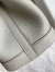 Hermes Garden Party 30 Handmade Bag in Pearl Grey Clemence Leather