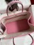 Hermes Garden Party 30 Handmade Bag in Rose Sakura Clemence Leather