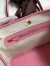 Hermes Garden Party 30 Handmade Bag in Rose Sakura Clemence Leather