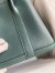 Hermes Garden Party 30 Handmade Bag in Vert Anglais Clemence Leather