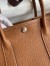 Hermes Garden Party 30 Handmade Bag in Gold Negonda Leather